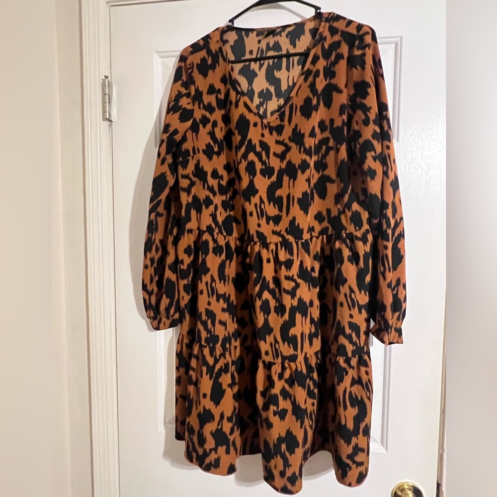 SHEIN Lune Women Floral Print Casual Dress